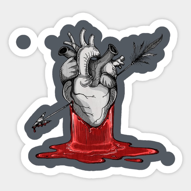 Cupid Sticker by Sam Pea